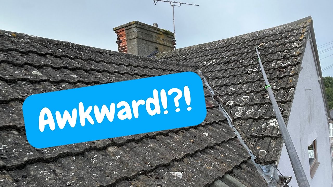 Access Made This Roof Clean Tough!!!