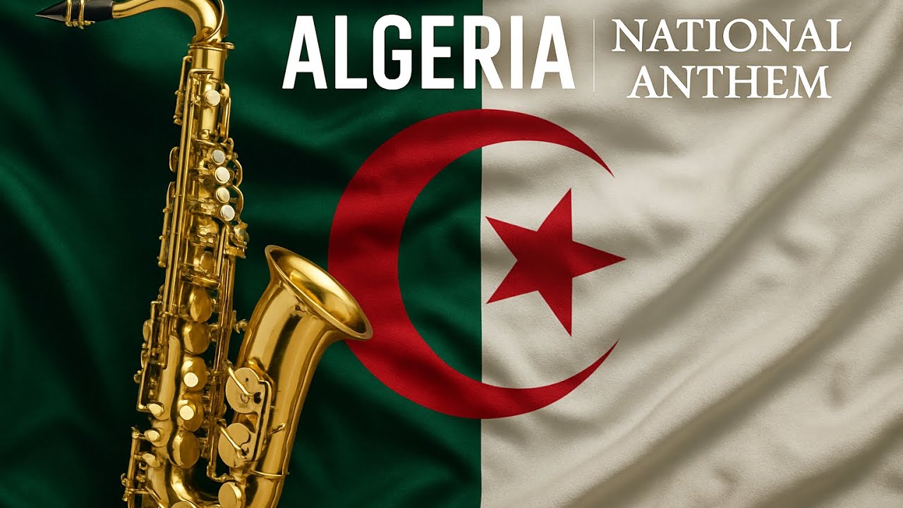 ALGERIA 🇩🇿 National Anthem on saxophone 🎷