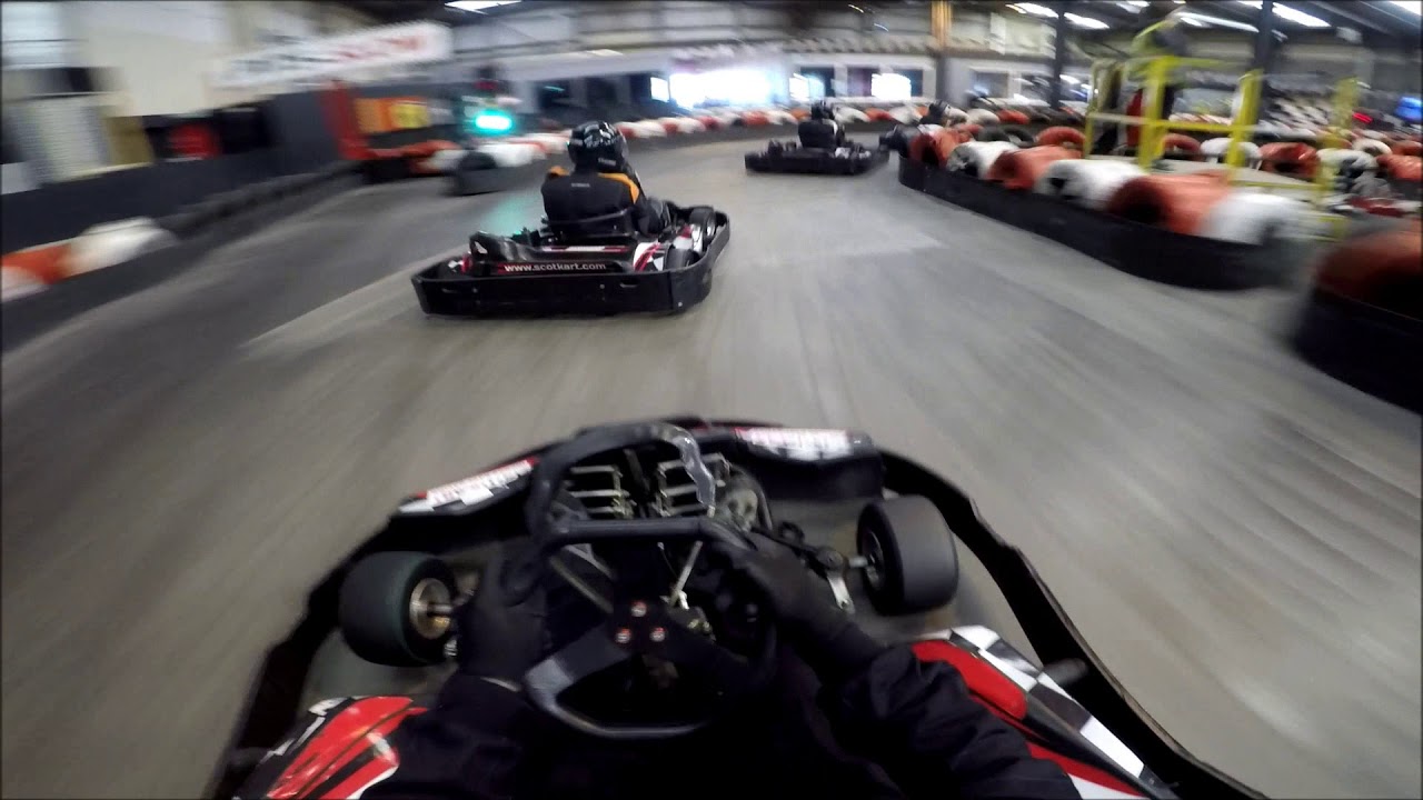 Indoor karting at Scotkart Dundee - Oct 2017