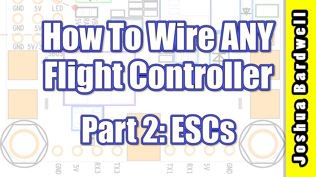 Flight Controller Wiring For Beginners - PART 2 - ESCs