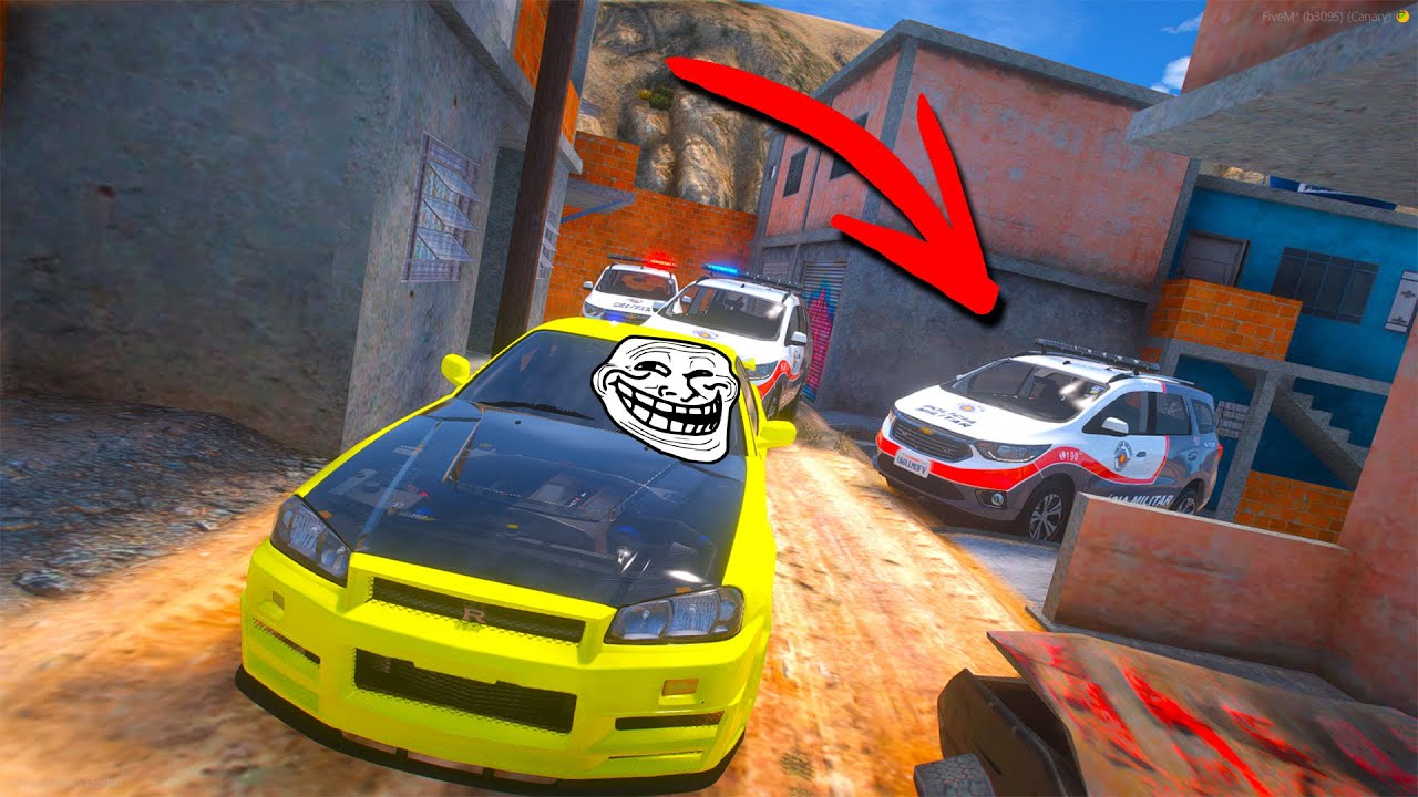 DEI FUGA E LEVEI TODA A POLICIA PARA A FAVELA SEM ELES SABEREM