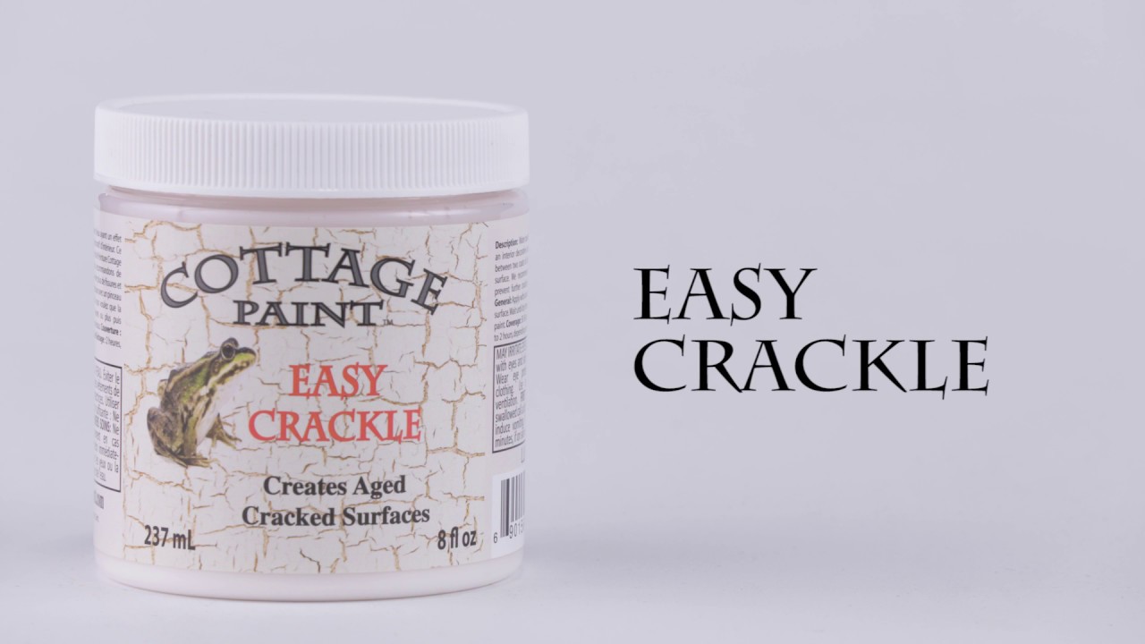 Cottage Paint  Create a Crackled finish using  Easy Crackle