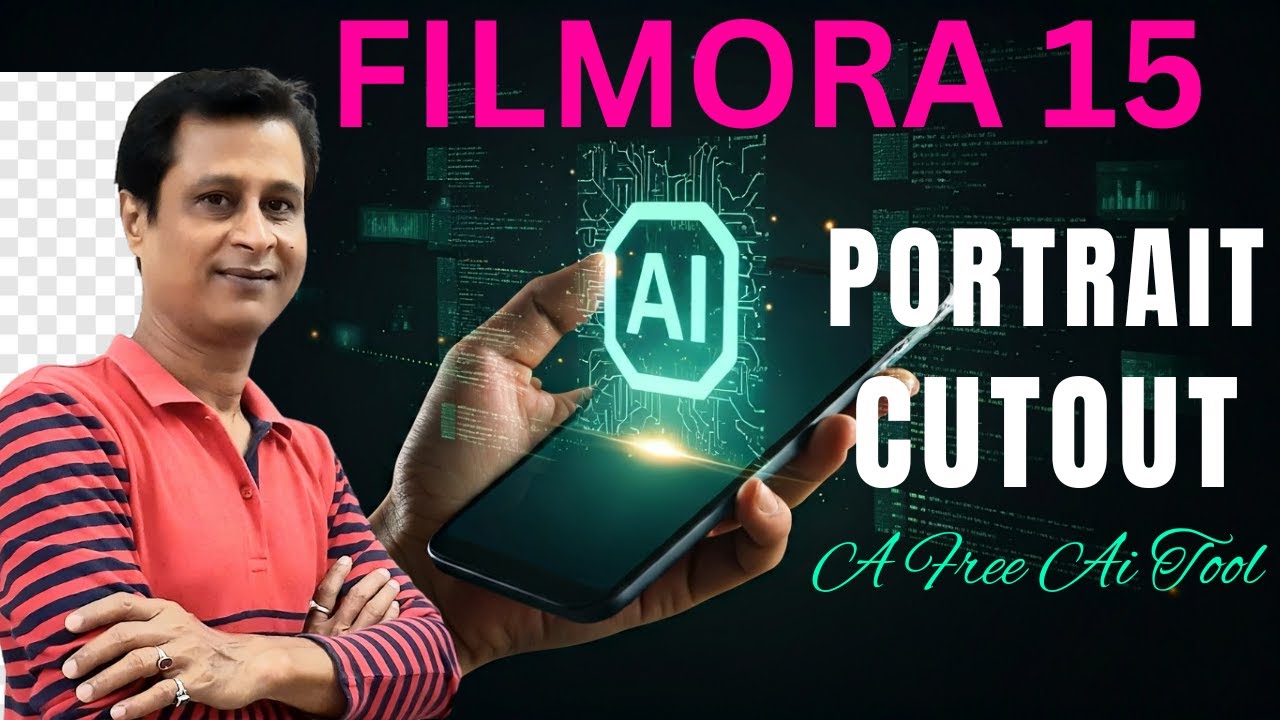 Filmora 15 Free New AI Portrait Cutout Tool | Remove Background Without Green Screen In Filmora 15