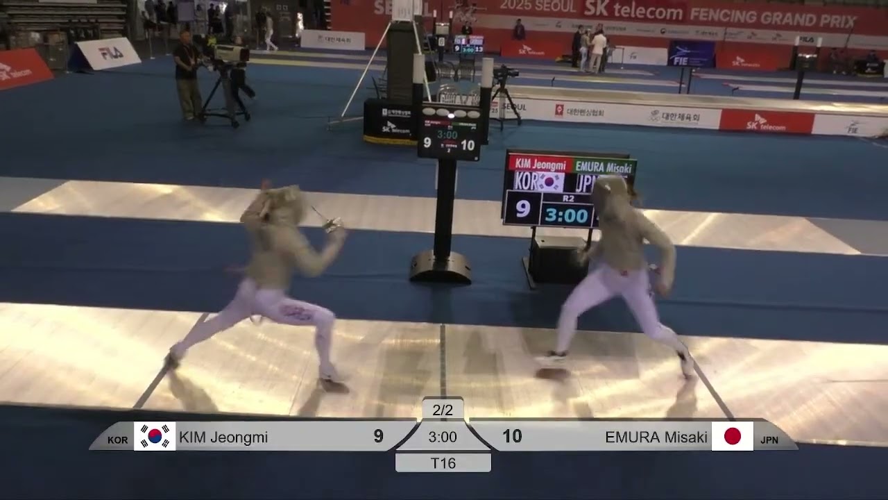 Seoul Grand Prix 2025 SWS - L16 - Kim Jeongmi KOR v Emura Misaki JPN