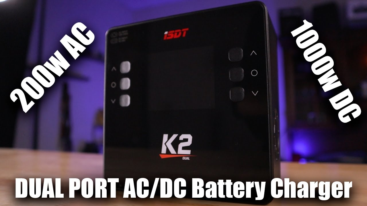iSDT K2 AC DC Dual Port Battery Charger First Look Review
