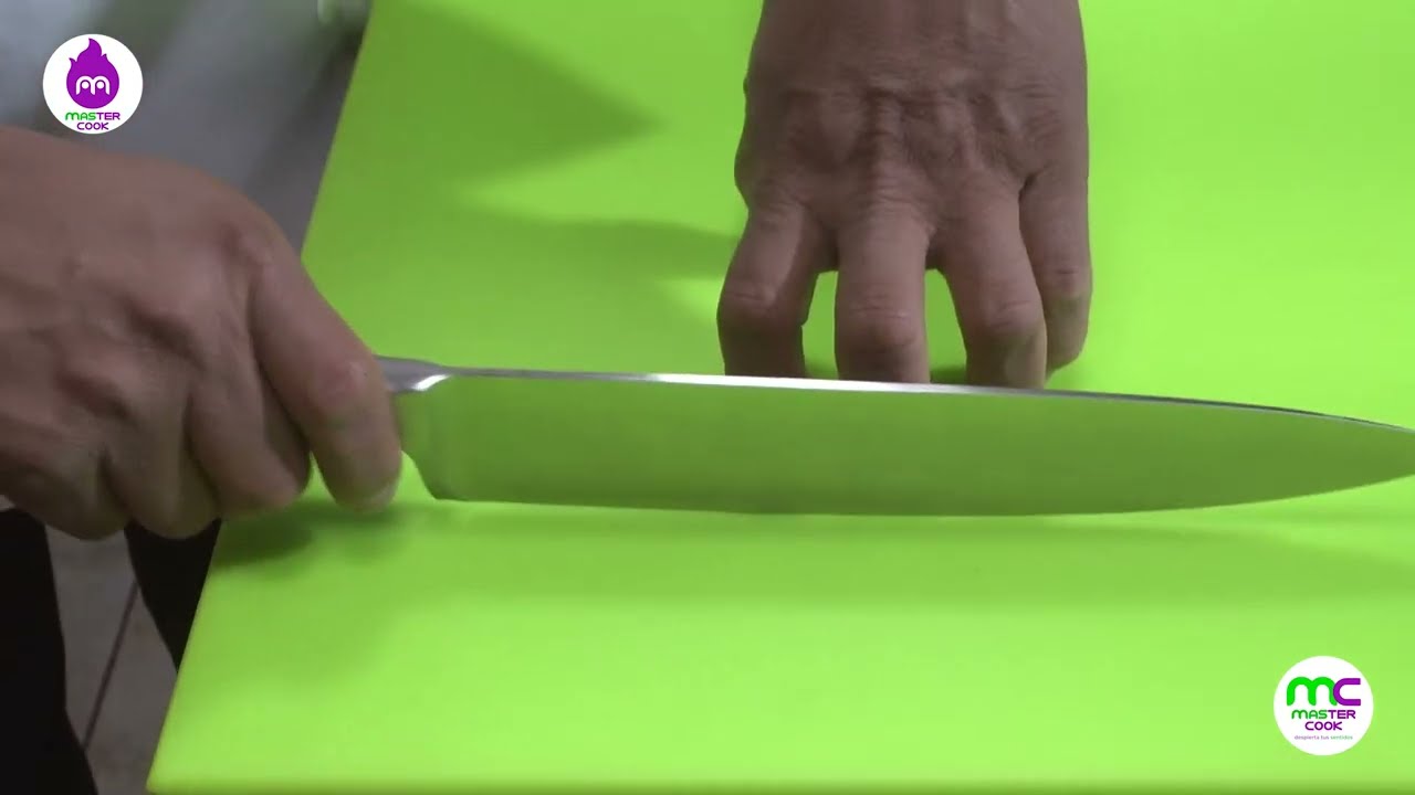 Como USAR EL CUCHILLO COMO UN PROFESIONAL #tecnica #cocina #cortes #seguridad #rapido #receta