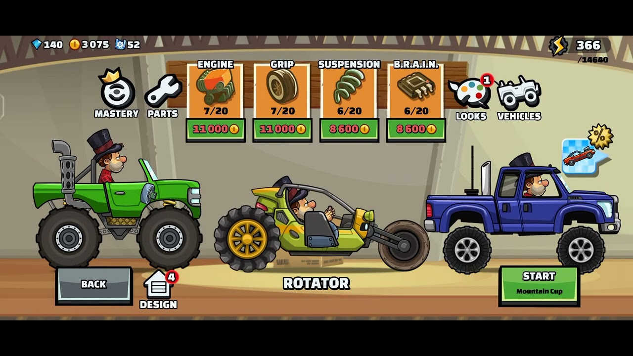 Hill climb racing 2 game play don't check the song 