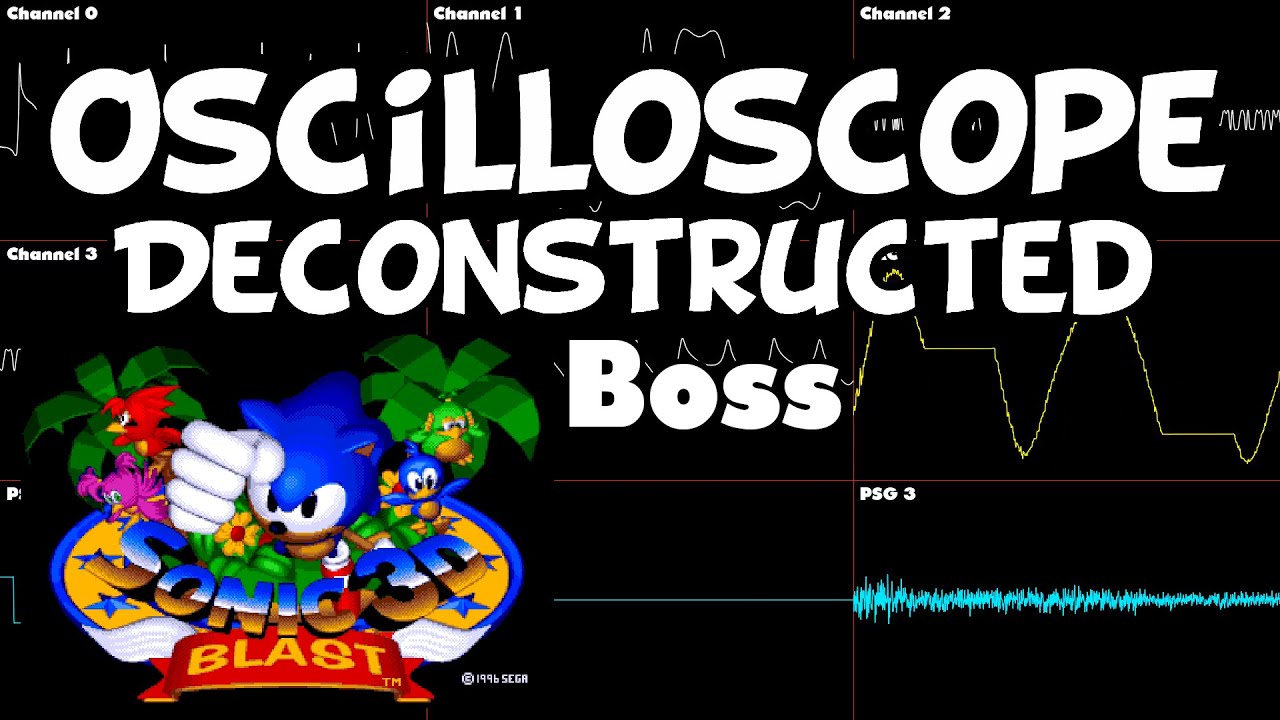 Sonic 3D Blast - Boss - Oscilloscope Deconstruction