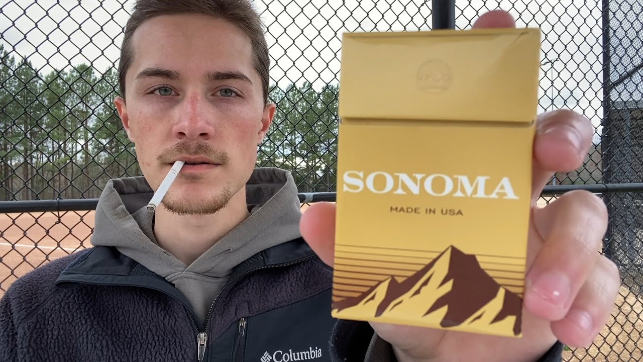 Smoking a Sonoma Gold Cigarette - Review