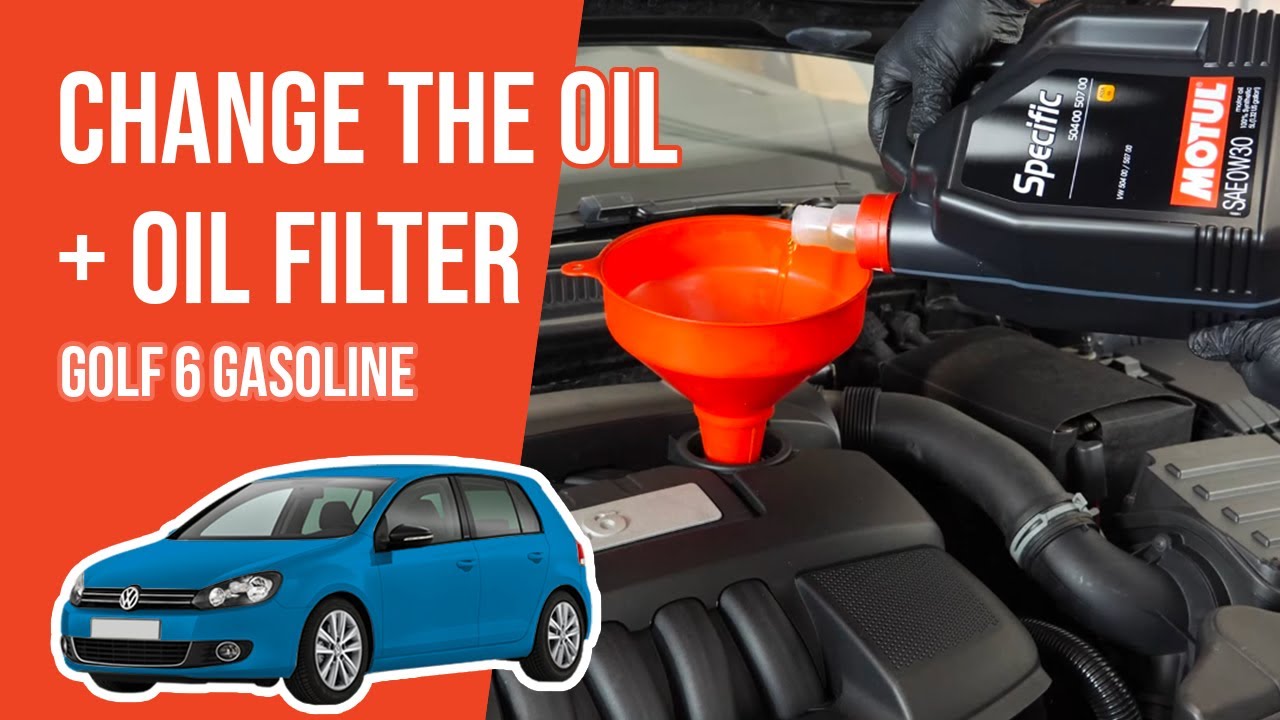 Change the oil and the oil filter Golf mk6 1.6 🛢