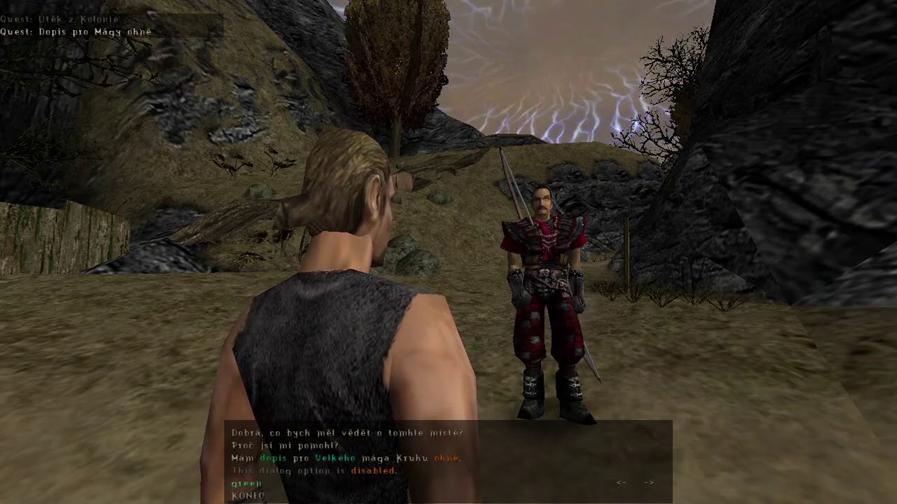Gothic Replay colorful dialog choices