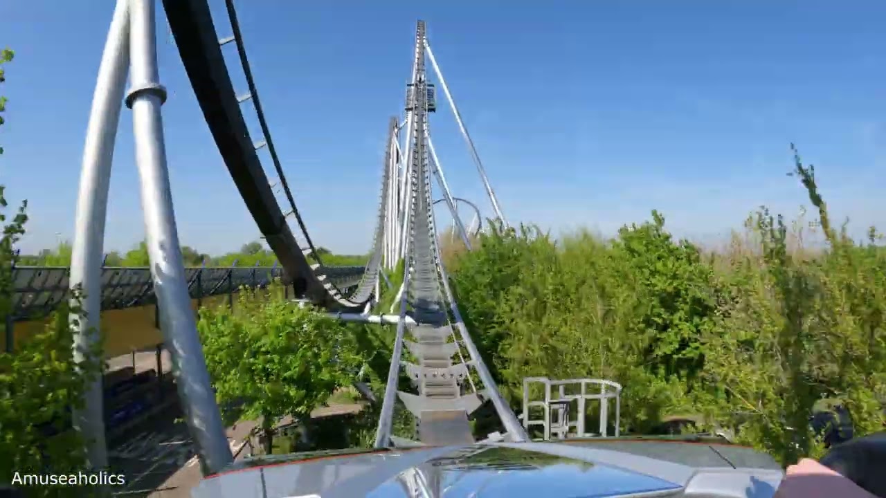 Silver Star 4K Front Row On Ride POV | Europa Park | Amuseaholics