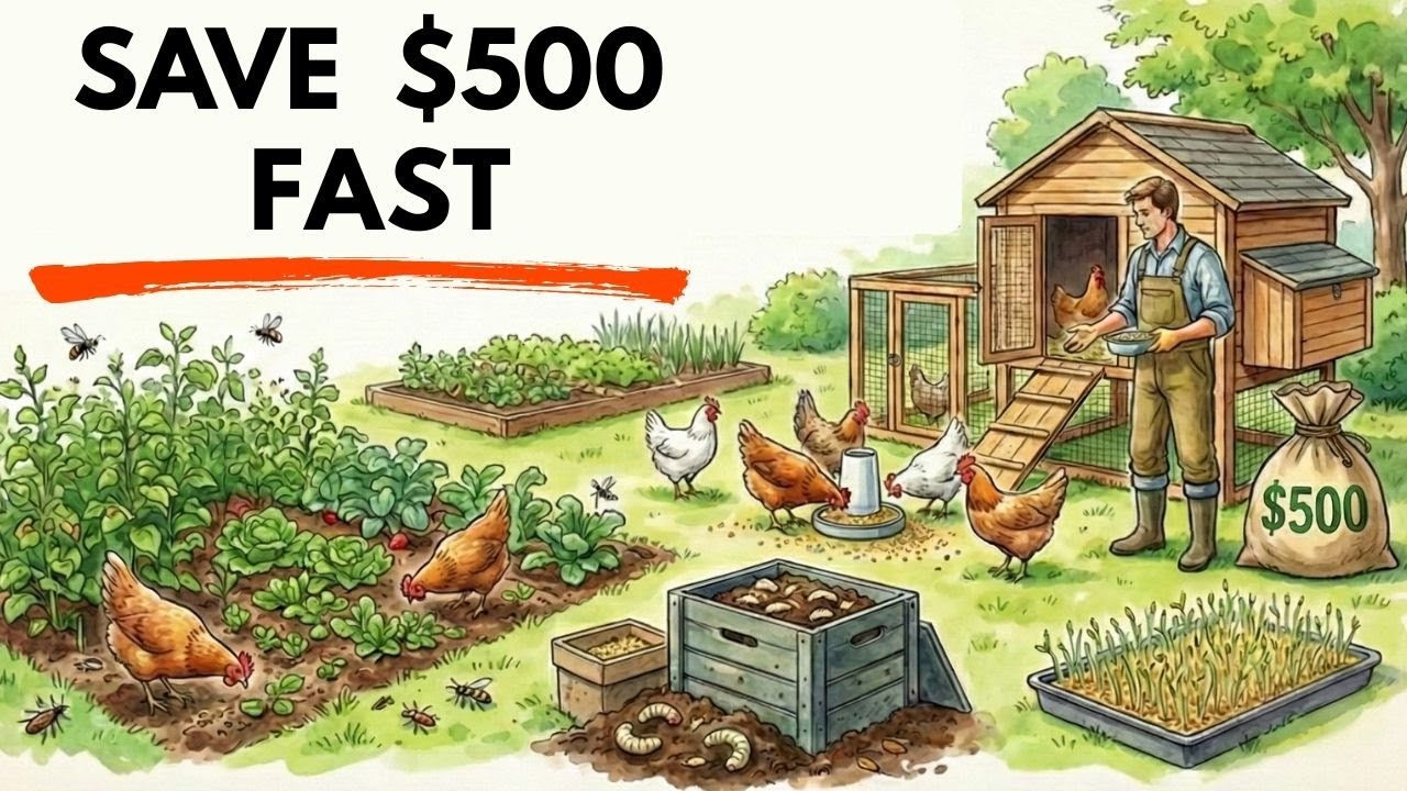 FREE Chicken Feed All Year: The 3-System Method That Saves $500 Annually