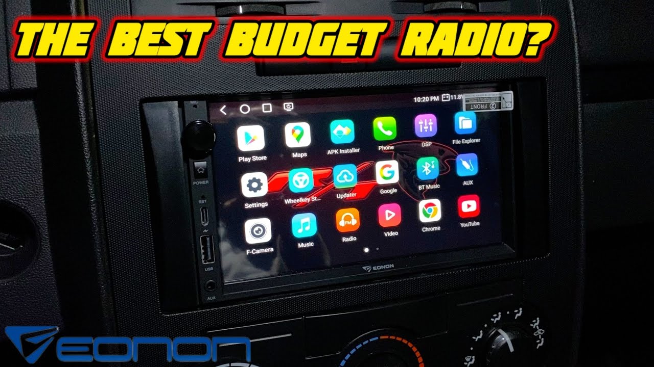 Автомагнитола, необходимая для вашего Dodge Charger 2006-2010 годов выпуска! (Eonon UX6S)