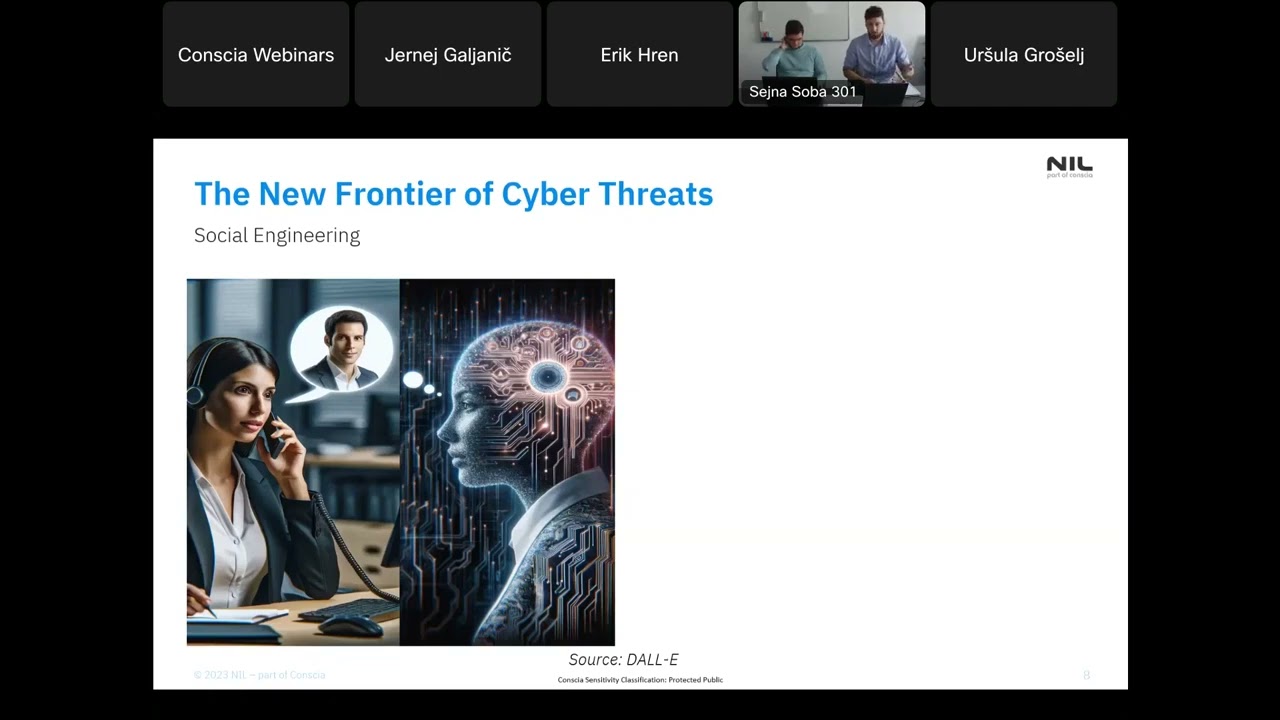 Cybersecurity in the AI Era (Conscia Slovenia)
