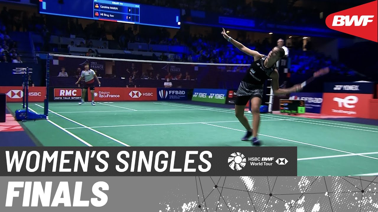YONEX French Open 2022 | Carolina Marin (ESP) [4] vs. He Bing Jiao (CHN) [8] | F
