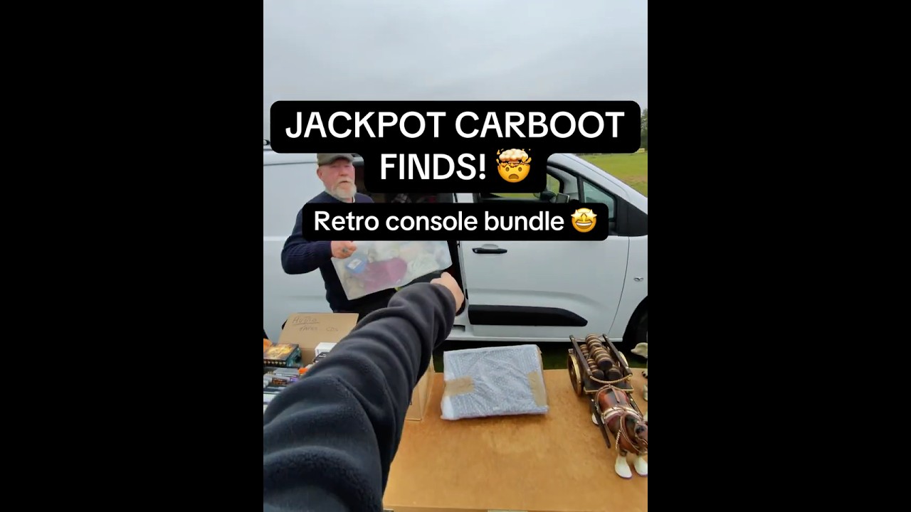 JACKPOT CARBOOT FINDS! 🤯 Retro console bundle 🤩 #carboot #carbootsale #carbootfinds #reseller