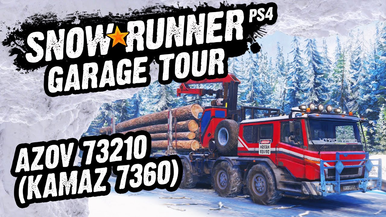 Snow Runner Garage Tour - Azov 73210 (KAMAZ 7360)