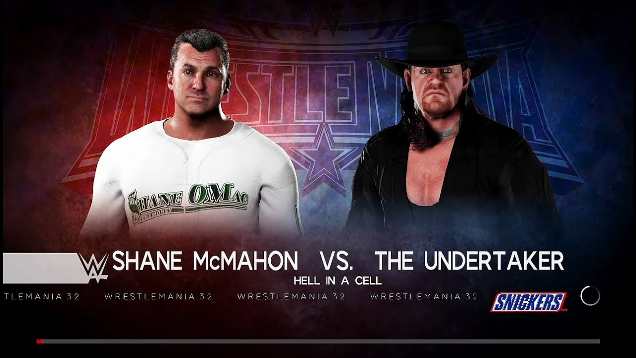 WWE 2K18 (PS4) Shane McMahon vs The Undertaker Wrestlemania 32