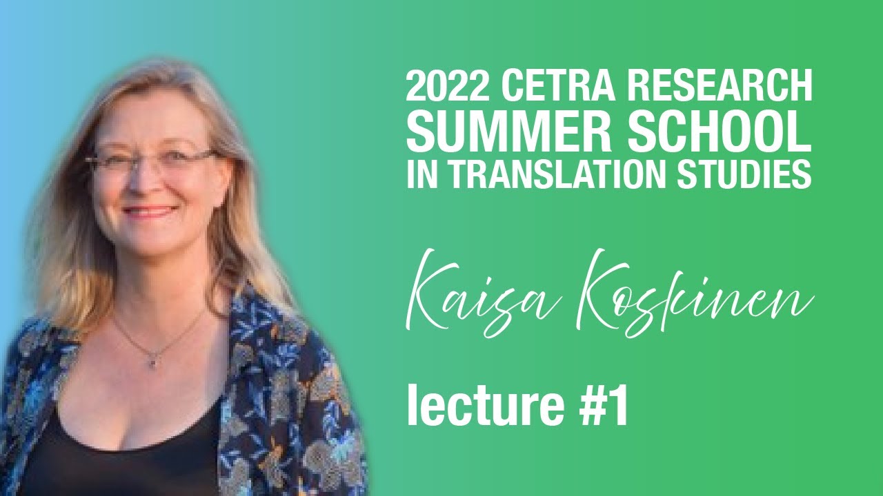 Kaisa Koskinen: Translation, affective labour and sticky affects