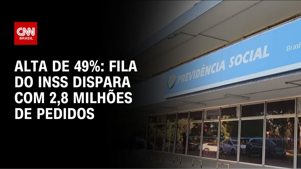 INSS bate 2,8 milh&otilde;es de pedidos e &oacute;rg&atilde;o cria comit&ecirc; para reduzir fila | LIVE CNN