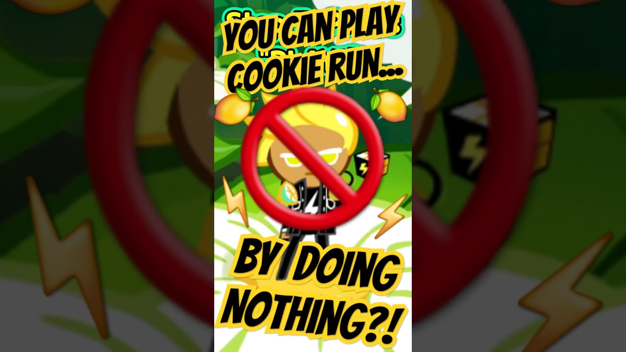 You Can Play Cookie Run: OvenBreak BY DOING NOTHING?! #Shorts #CookieRun #CookieRunOvenBreak #CROB