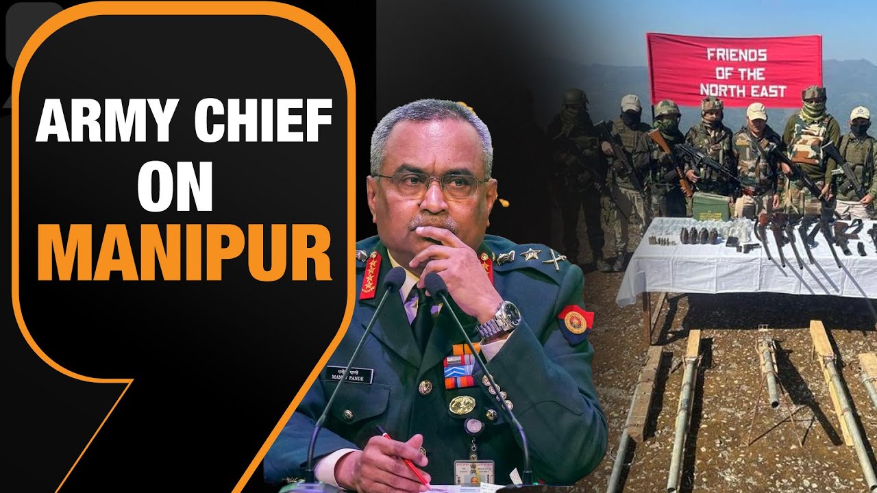Army Chief General Manoj Pande Addresses the Manipur Issue | News9