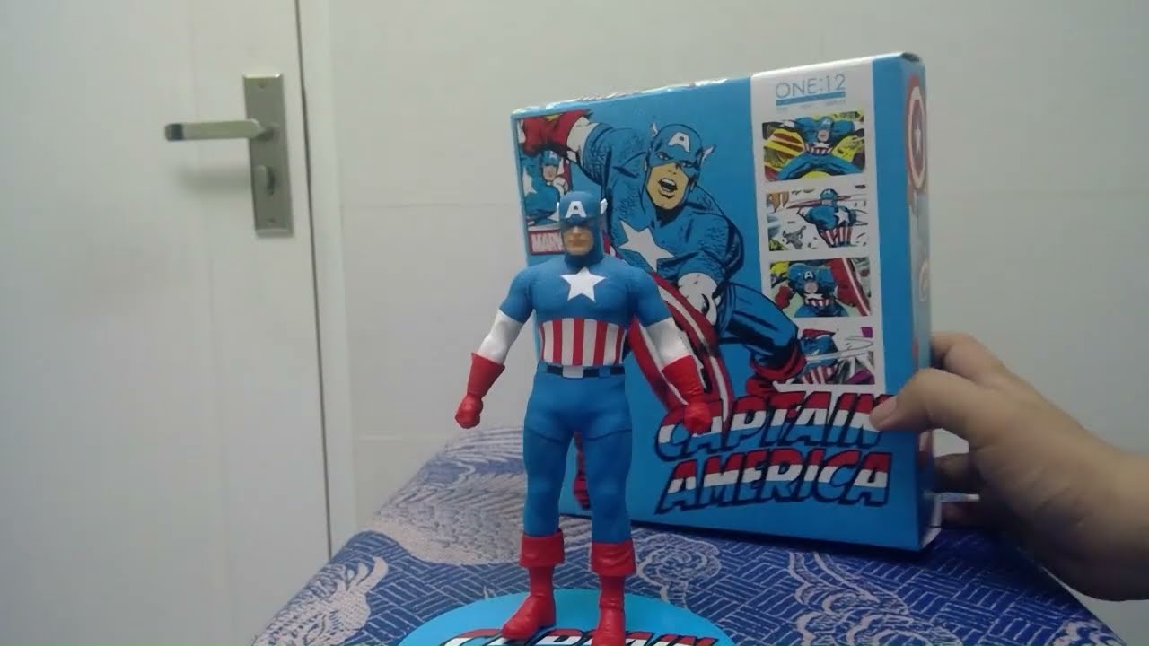 MEZCO ONE:12 CAPTAIN AMERICA SILVER AGE REVIEW #marvelcomics #review #silverage 