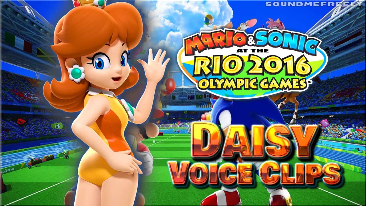 All Princess Daisy Voice Clips • Mario & Sonic at the Rio 2016 Olympic Games (Deanna Mustard) Wii U