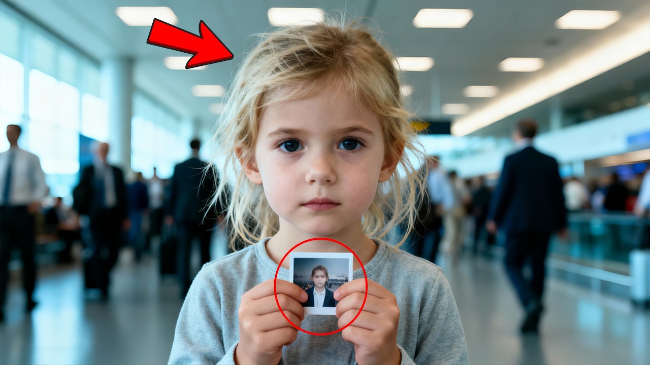 POOR GIRL SHOWS THE SAME PHOTO AT THE AIRPORT EVERY DAY — A BILLIONAIRE SEES WHO’S IN IT AND FREEZES