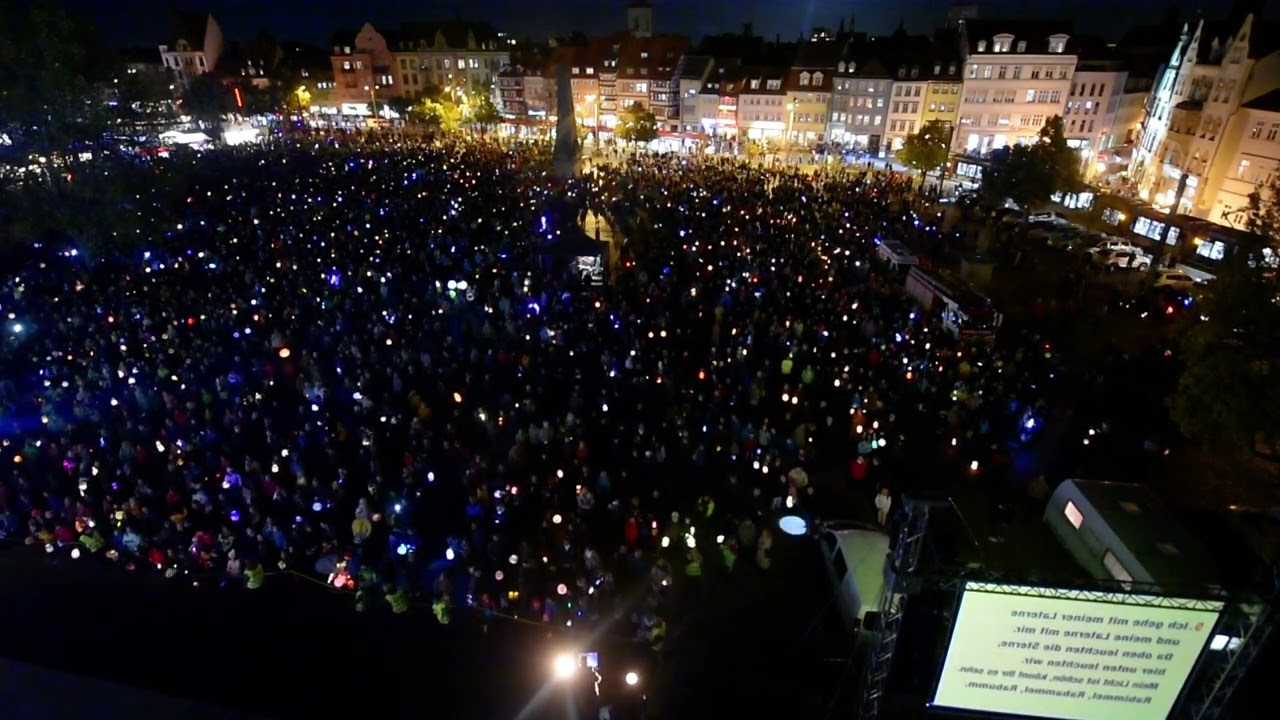 Martinsfeier auf dem Erfurter Domplatz 2