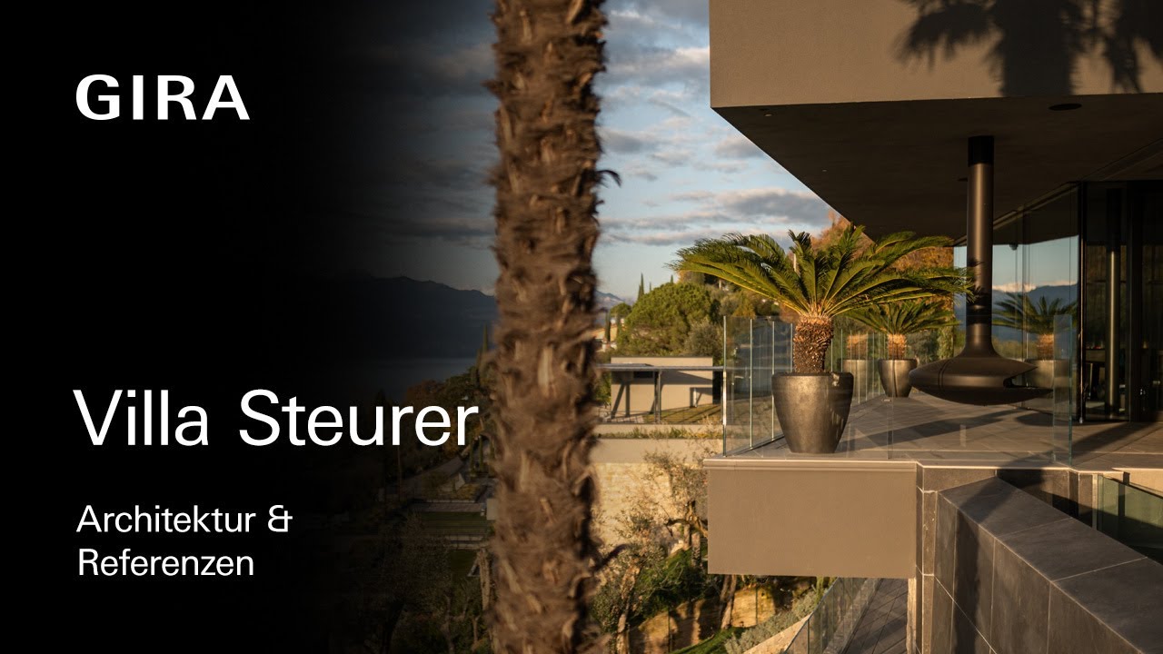 Gira Referenzprojekt - Villa Steurer am Gardasee