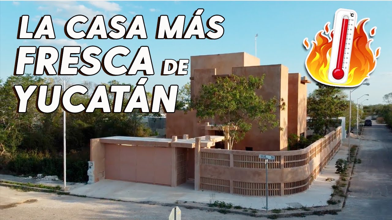 Casa PREMIADA: construida para CLIMAS EXTREMOS y pintada CON TIERRA