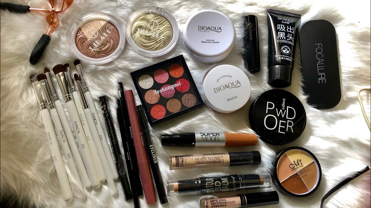 MAKEUP HAUL MUR2 | Hengfang, Miss Rose, Focallure & etc
