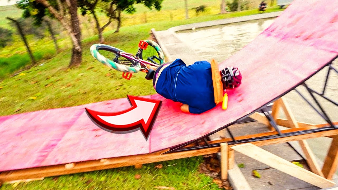 DEU MUITO RUIM NA RAMPA DE BMX NA FAZENDA 🙁 [EP 5]