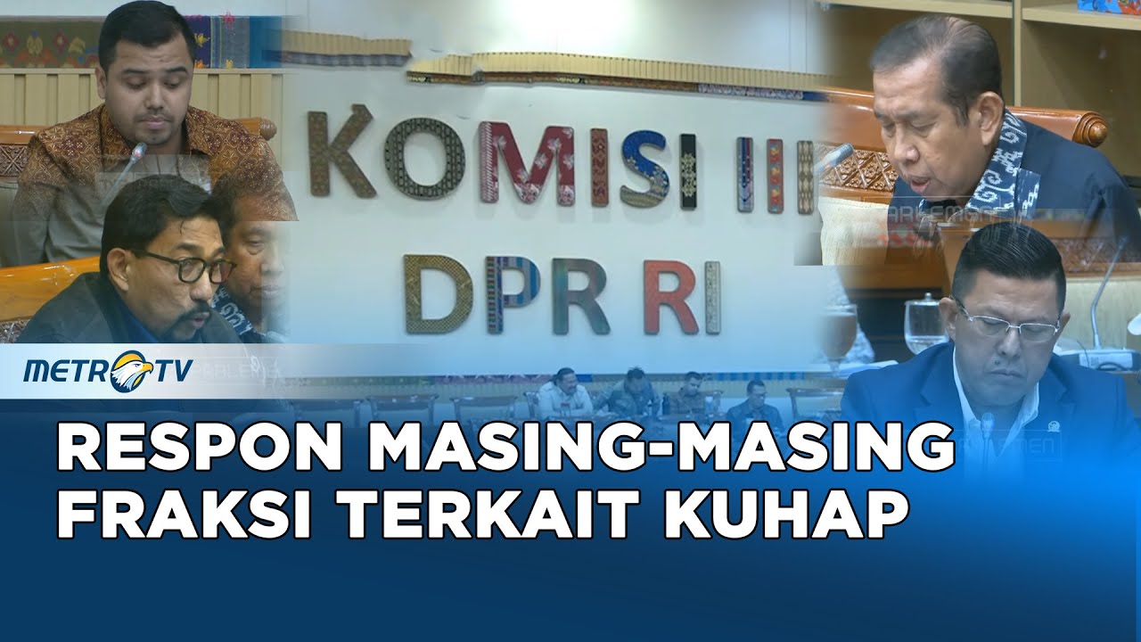 Pendapat Mini Fraksi-Fraksi terhadap RUU KUHP