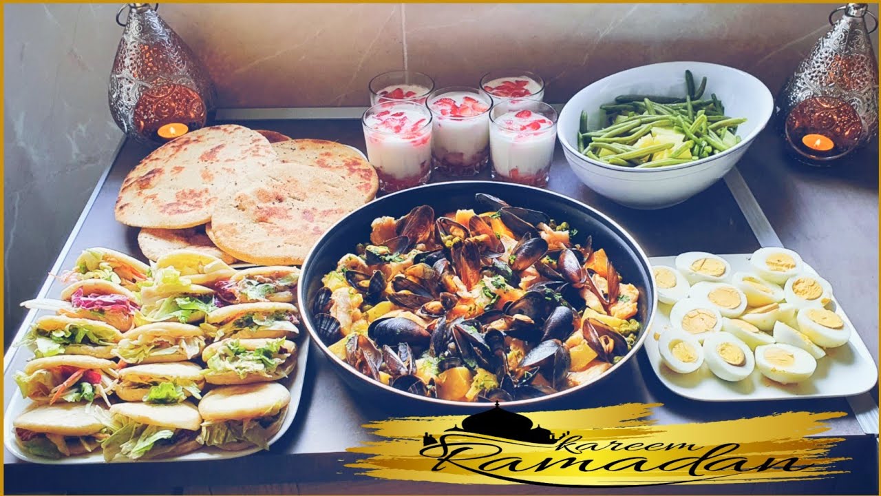 DELICIOSO MENÚ COMPLETO/POSTRE/PESCADO/PANECILLOS RELLENOS/VERDURA! DÍA 8 DE RAMADAN