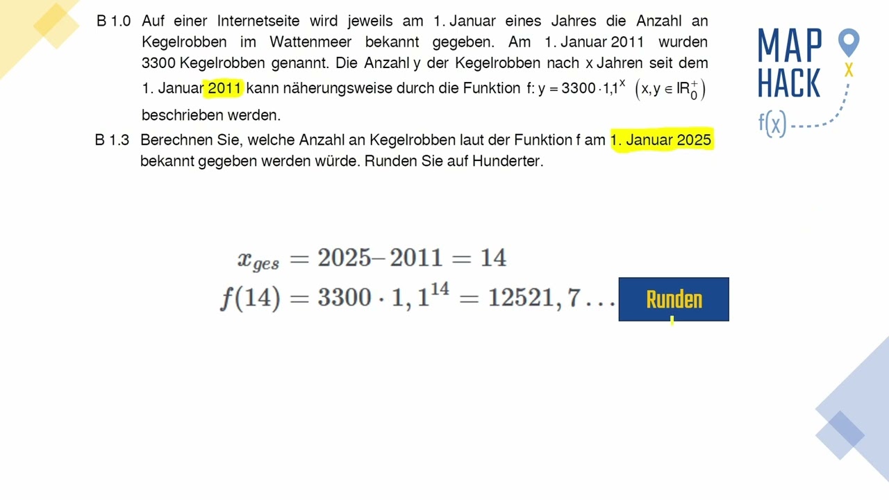Abschlussprüfung - 2024 Nachtermin - B1.3 - Mathe II/III - Realschule Bayern