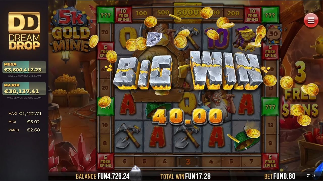 Relax Gaming (4ThePlayer ) - 5k Gold Mine (Both Bonuses Buys) DEMO