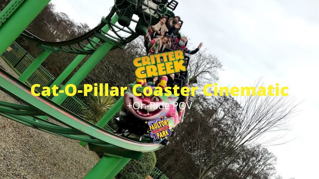 Cat-O-Pillar Coaster Cinematic and On-Ride POV- Paultons Park 2020