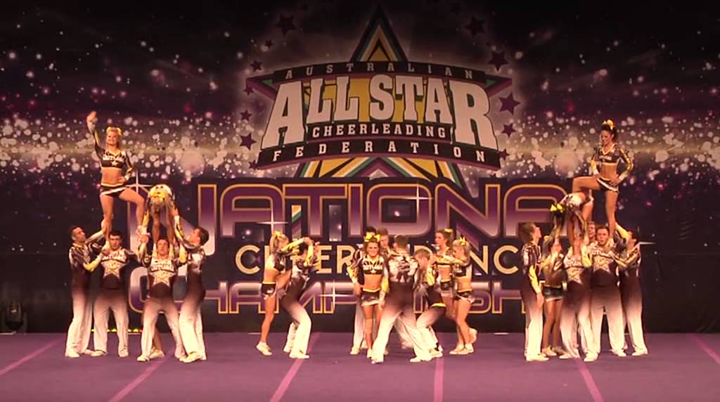 Australia Outlaws All Stars Fugitives AASCF Nationals 2013 Level 6 Co-Ed