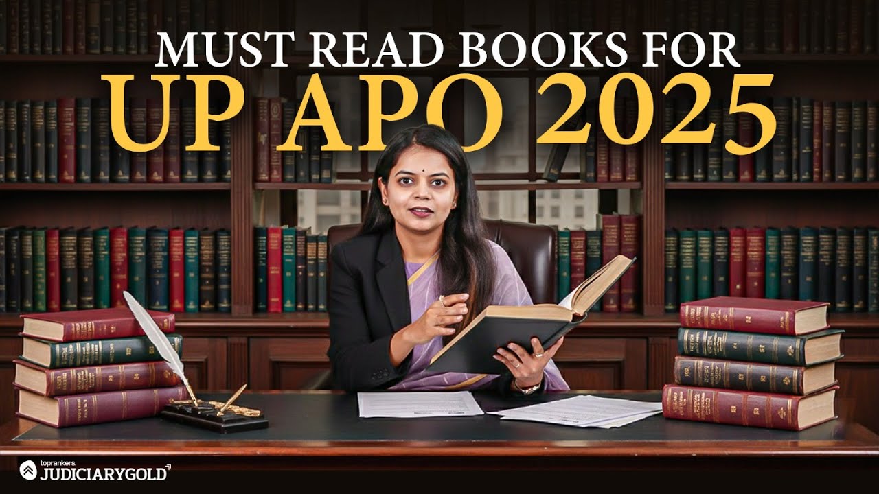 UP APO 2025 Must Read Books for Law & GK | Best Book List for Prelims & Mains | UP APO 2025 Exam