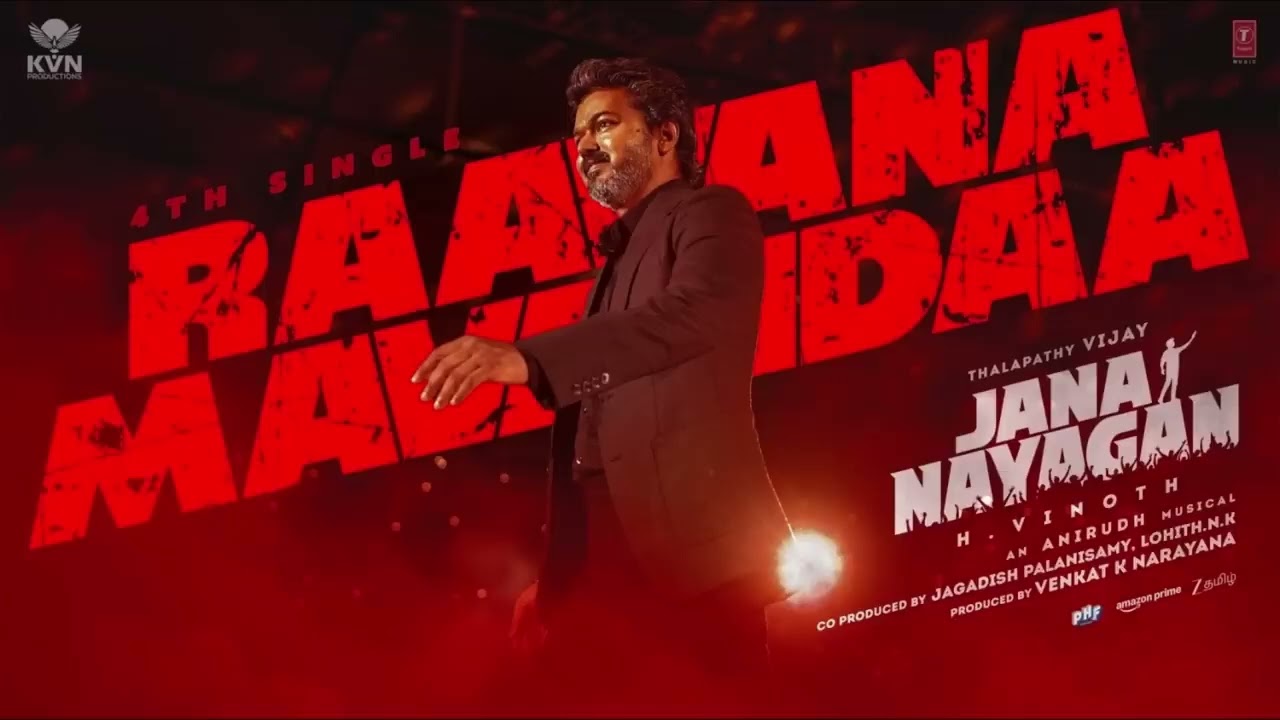 Jana  Nayagan - lyrics song || RAAVANA  MAVANDAA || Thalapathy vijay ||  Pic 720 HD 