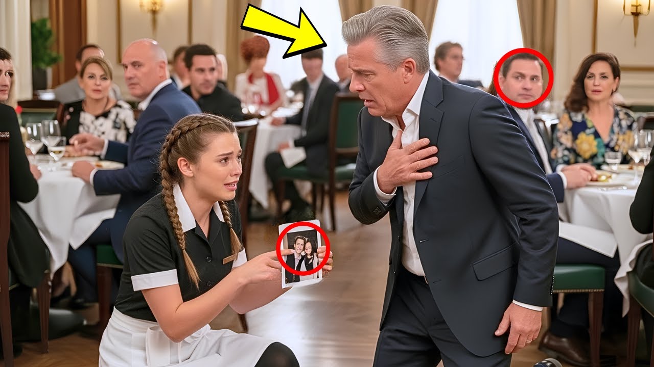 Junge Kellnerin schreit: „Sir, Foto meines Vaters in Ihrer Geldbörse!“ – Milliardär fast ohnmächtig