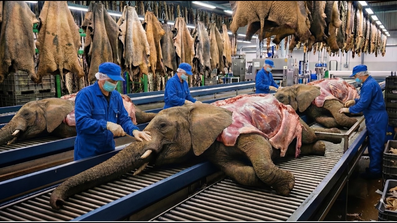 The Reality of Elephant Leather Production 