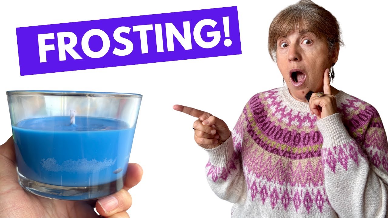 Cómo evitar las  Manchas Blancas en tus velas Aromáticas de cera de soja 😉