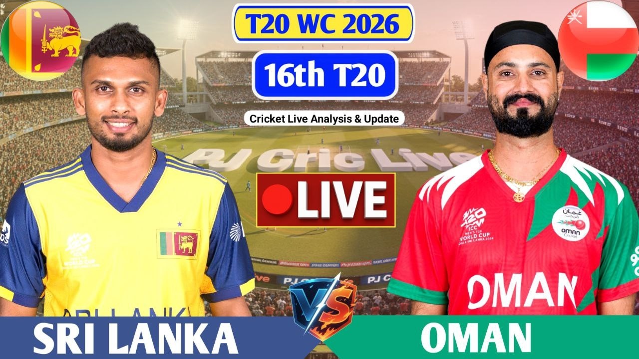 Sri Lanka Vs Oman 16th T20 Match | Live Score Analysis & Discussion | SL vs OMA T20 Match