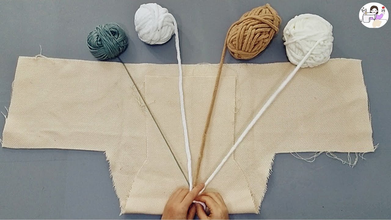 [Сделай сам] Давайте посмотрим на удивительную переработку обрезков и вязальной пряжи!!