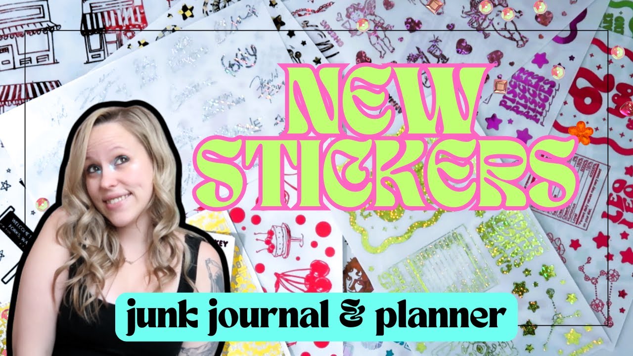 ✨ NEW RELEASES ARE LIVE! | 100+ New Sticker Items! JUNK JOURNAL & PLANNER