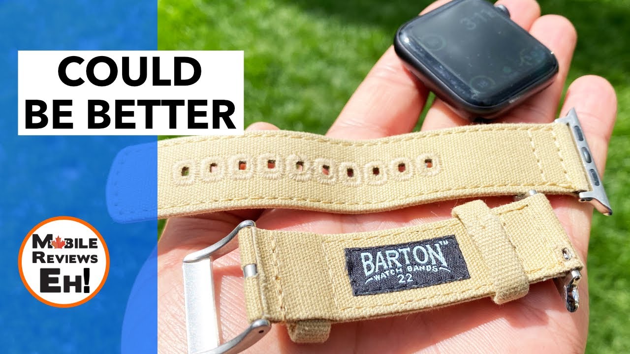 Barton Canvas Apple Watch Strap Review